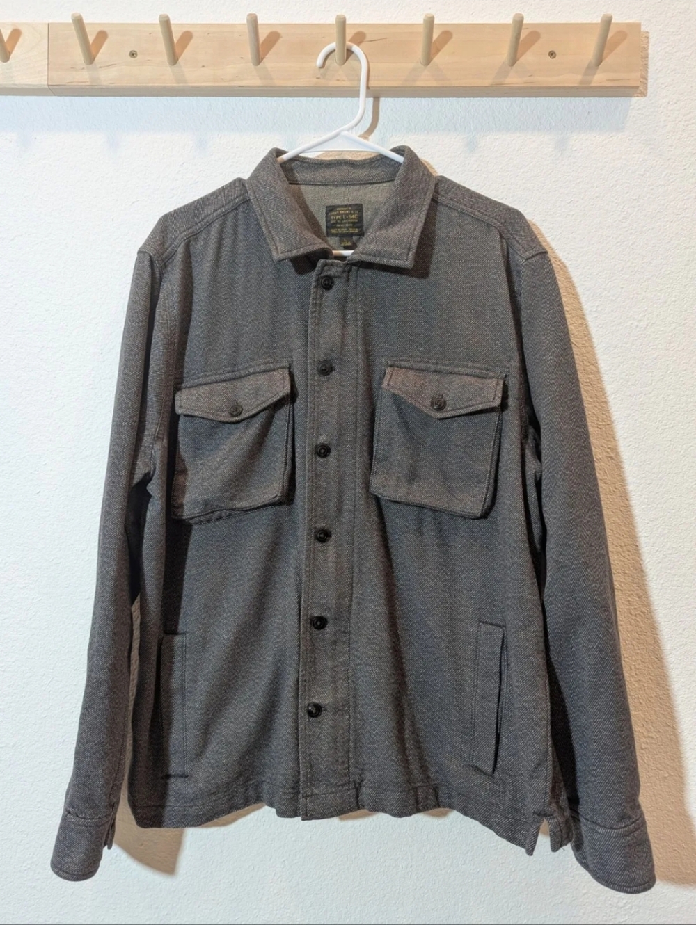 Lucky Brand light utility jacket Type L-54C - hidden zipper